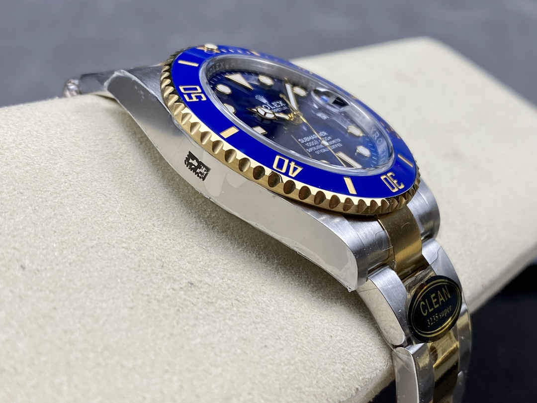 Clean Factory Rolex Submariner 126613LB – 41mm Two-Tone Blue Submariner Replica with 3235 Movement