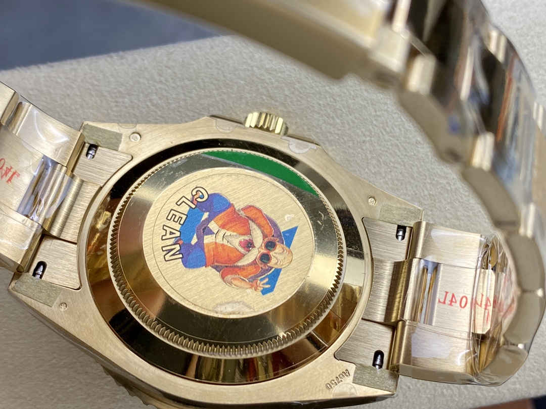 Clean Factory Rolex Submariner 126618LB – 41mm Full Gold Blue Submariner Replica
