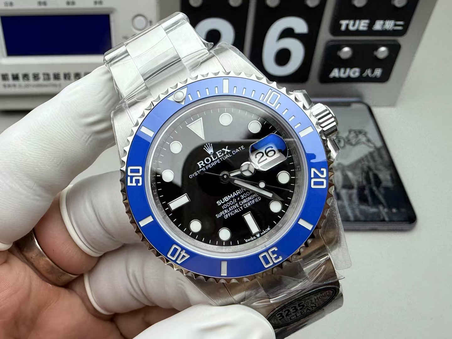 Clean Factory Rolex Submariner Blue 3235 – Premium 41mm Blue Submariner Replica