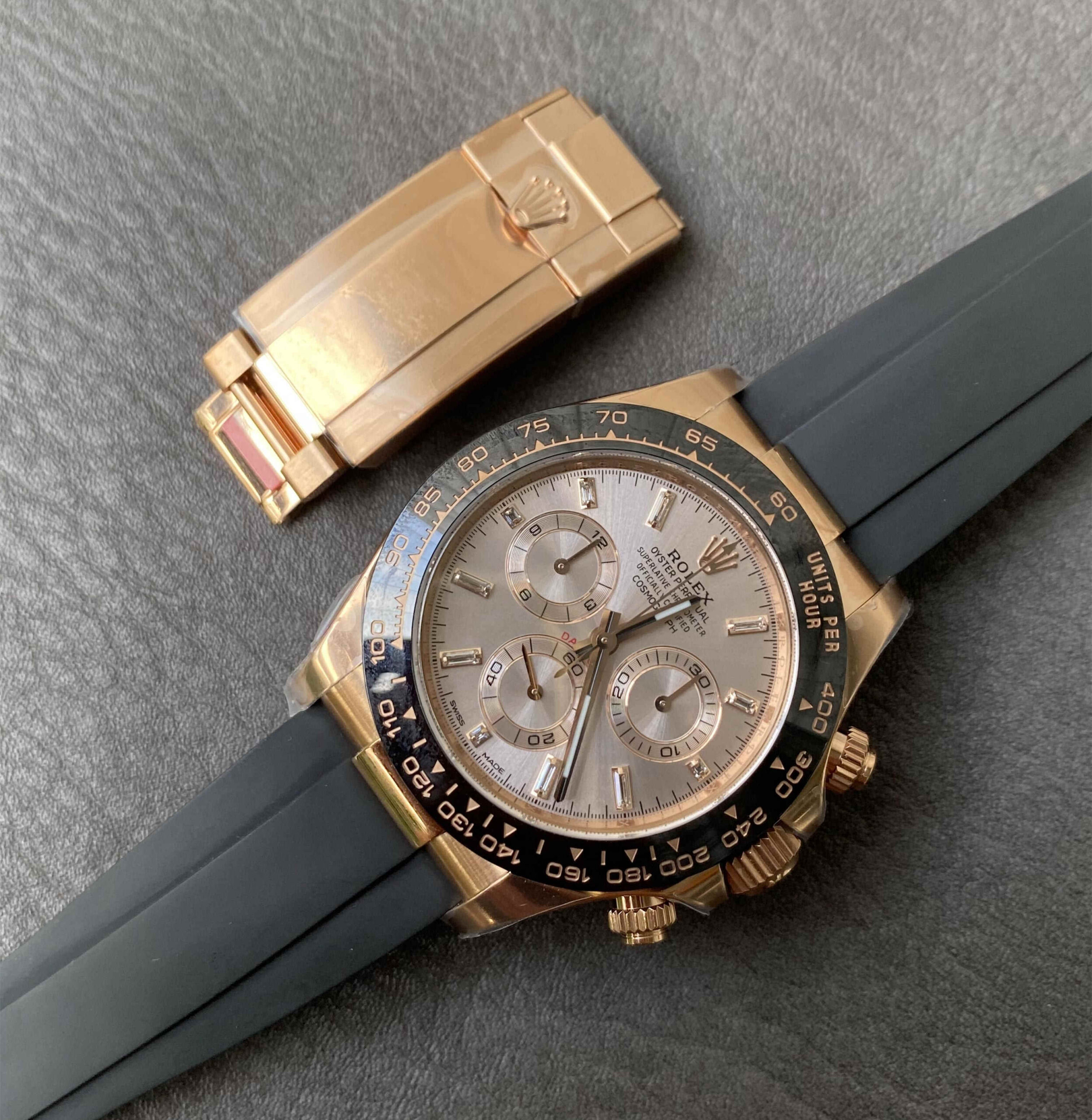 Clean Rolex Daytona 126515LN Replica – Premium Everose Gold Chronograph
