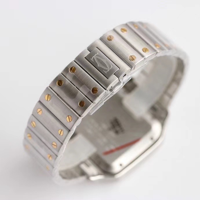 Cartier Santos Two Tone (W2SA0009) – GF Factory V2 Upgrade [1:1 Interchangeable Strap]