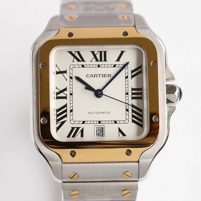 Cartier Santos Two Tone (W2SA0009) – GF Factory V2 Upgrade [1:1 Interchangeable Strap]