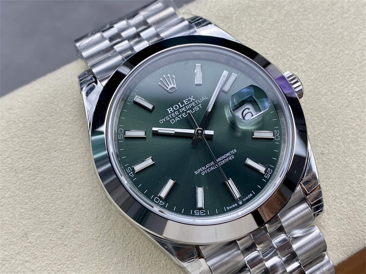 Green Datejust 41 Replica – Premium Mint Green Dial Datejust Super Clone 41mm
