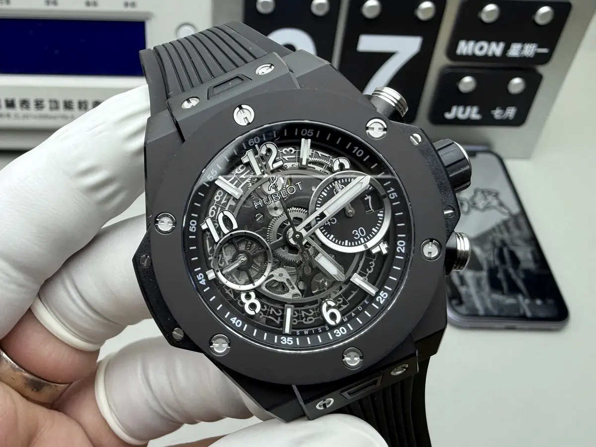 Hublot Big Bang Unico Black Magic Replica 44mm (BBF Factory) – Real Ceramic V4 Edition