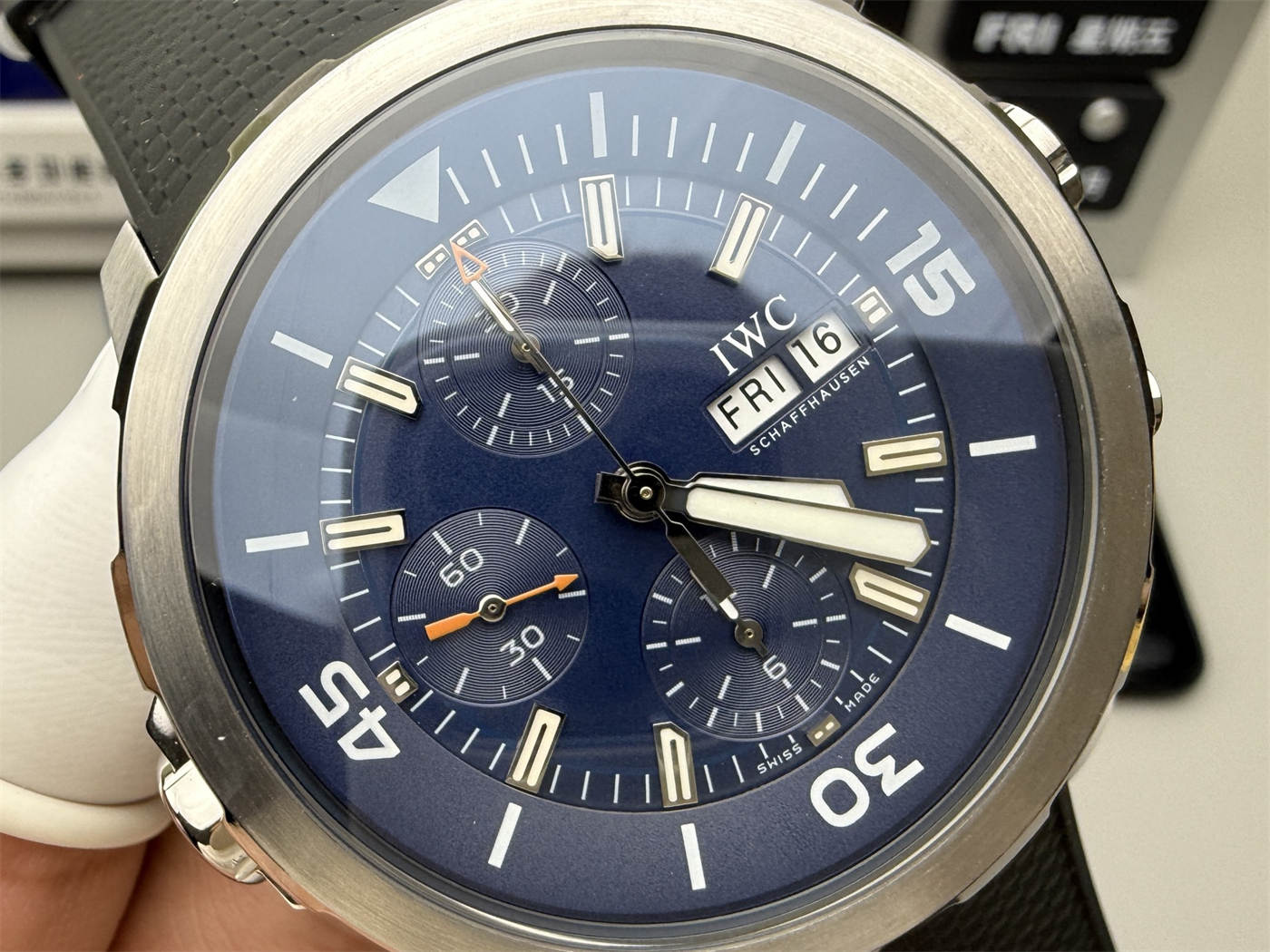 IWC Aquatimer IW376805 Replica – 44mm Stainless Steel Diver Chronograph
