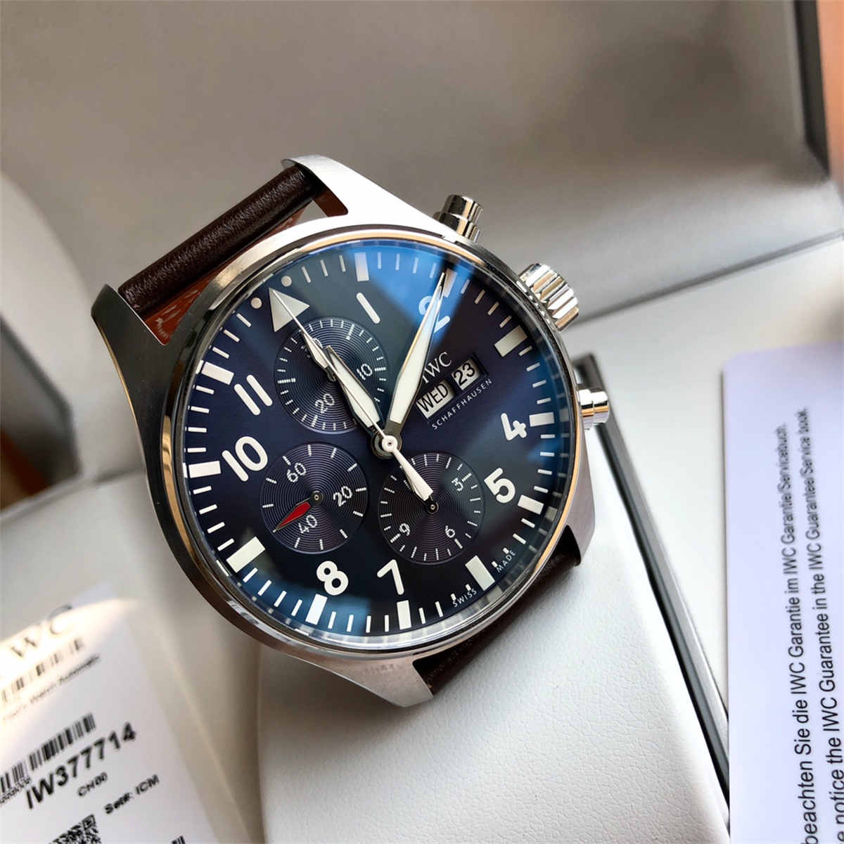 IWC IW377714 Pilot Chronograph – Le Petit Prince Blue Dial Automatic 43mm