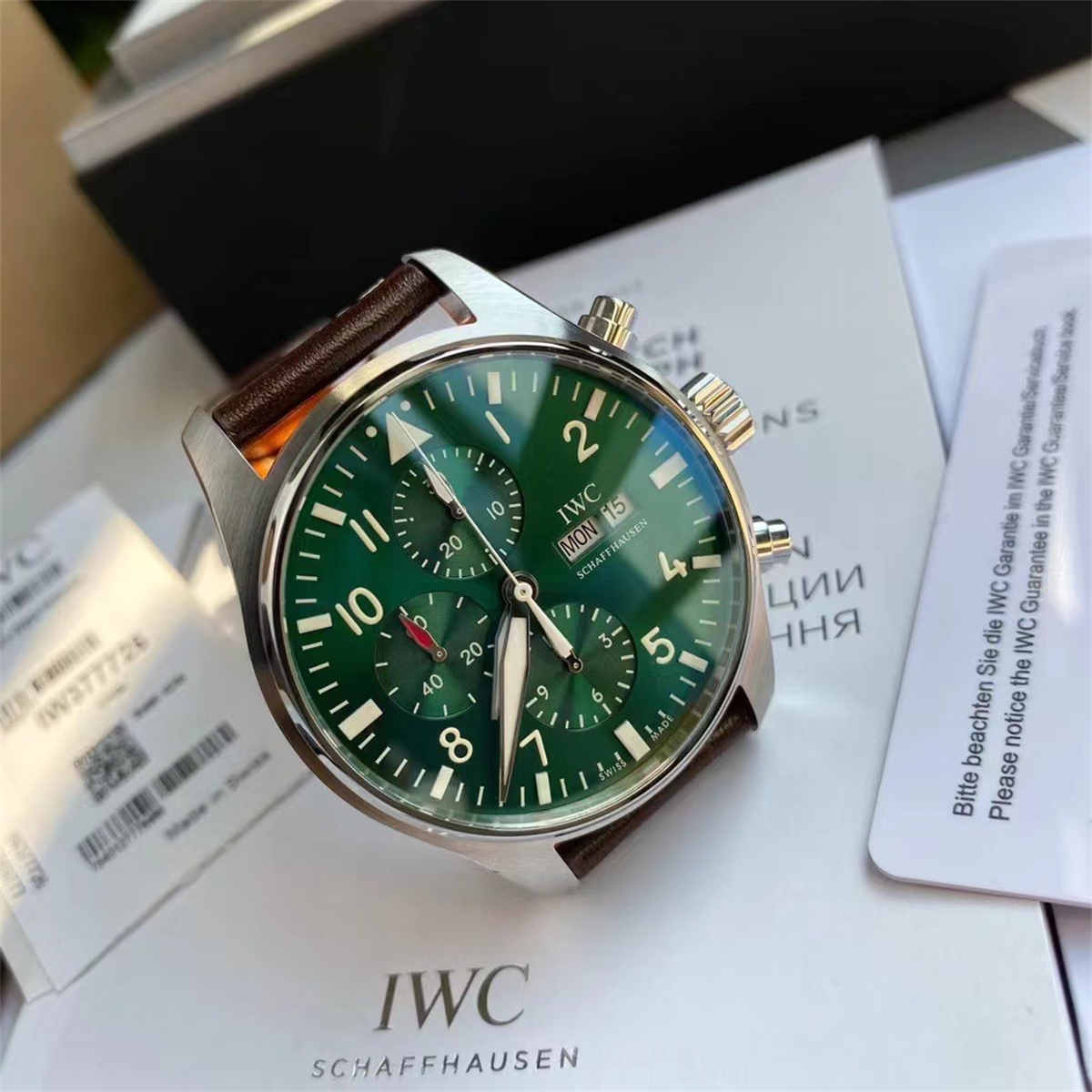 IWC IW377726 Pilot Chronograph – Blue Dial 43mm Automatic Men’s Watch