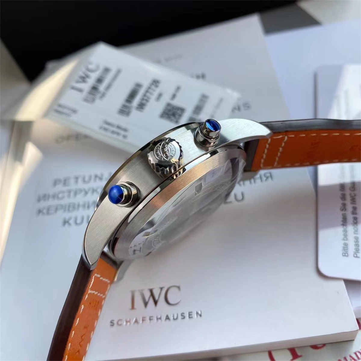IWC IW377726 Pilot Chronograph – Blue Dial 43mm Automatic Men’s Watch