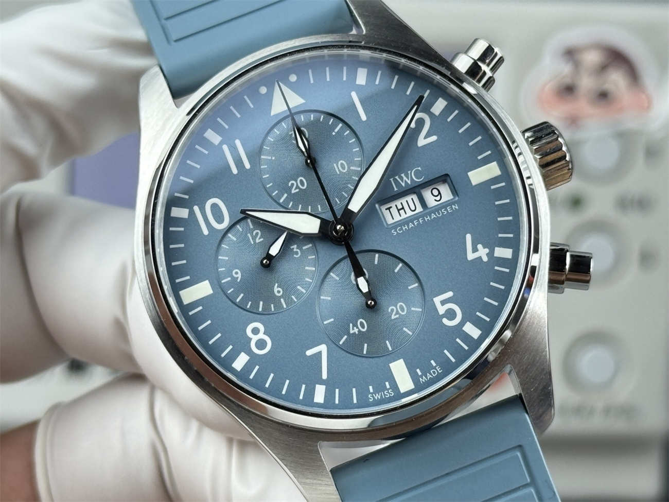 IWC Pilot IW389409 Replica – Miramar Blue AMG Chronograph Watch
