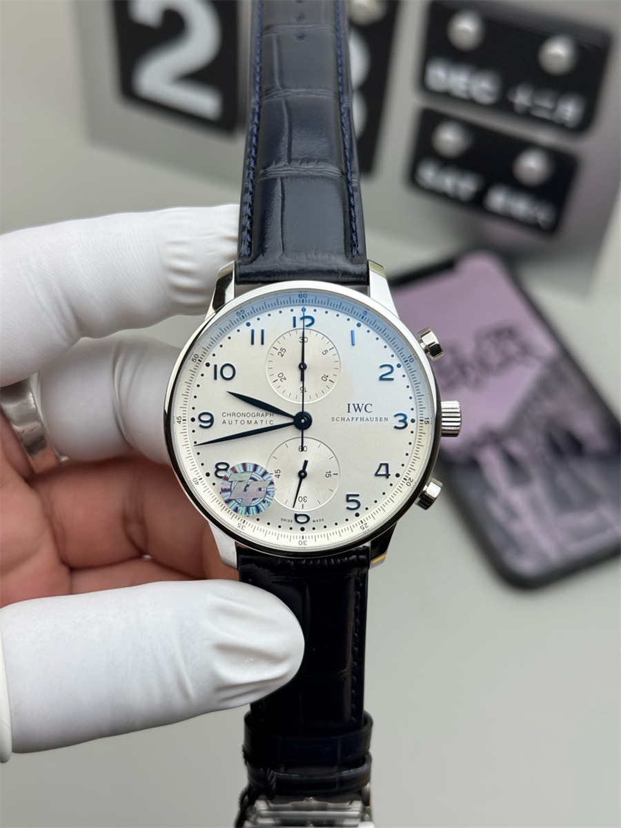 IWC Portugieser Black Replica – ZF Factory Portuguese Chronograph 41mm Luxury Watch