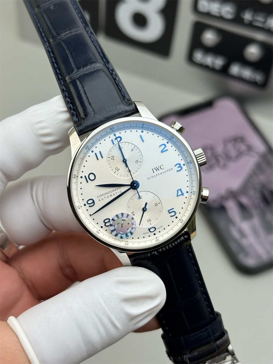 IWC Portugieser Black Replica – ZF Factory Portuguese Chronograph 41mm Luxury Watch