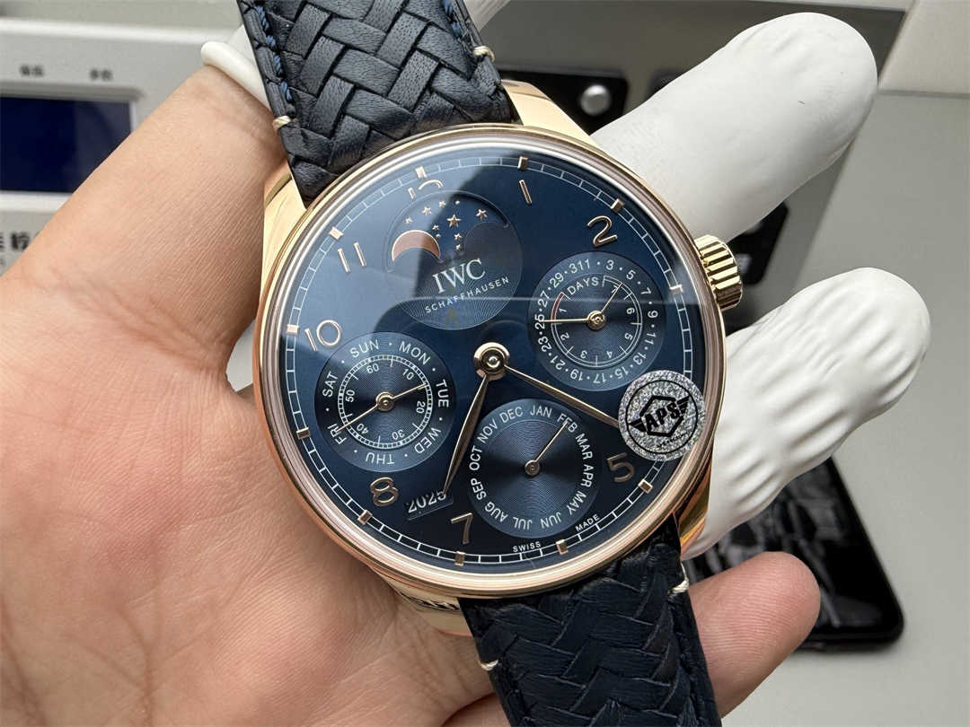 Premium IWC Portuguese Perpetual Calendar Replica – 44mm Luxury Automatic Watch by APS Factory