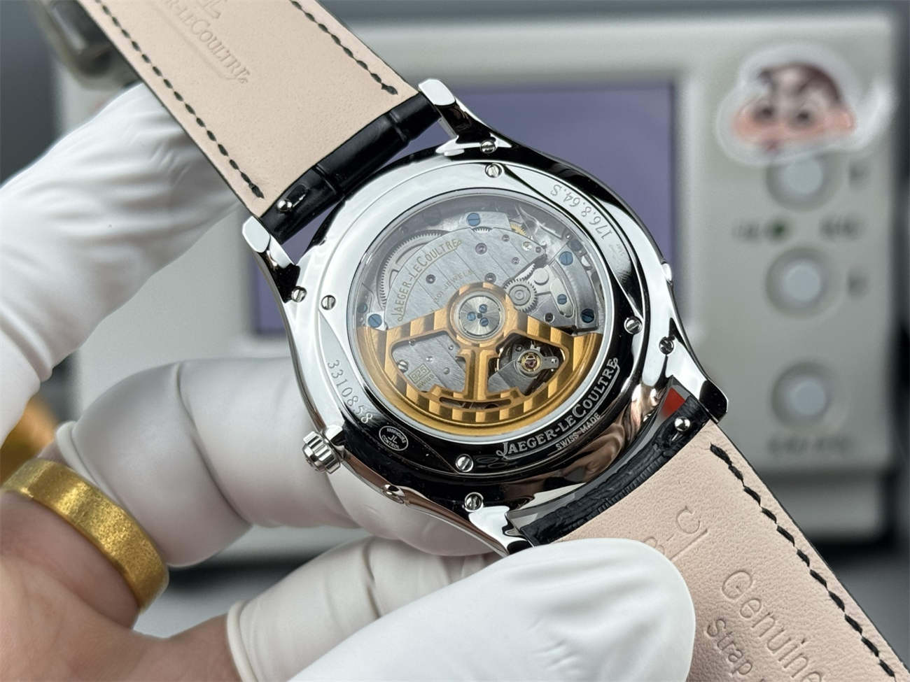 GF Factory Jaeger LeCoultre Master Ultra Thin Moon Black Dial – Premium 925 Integrated Movement