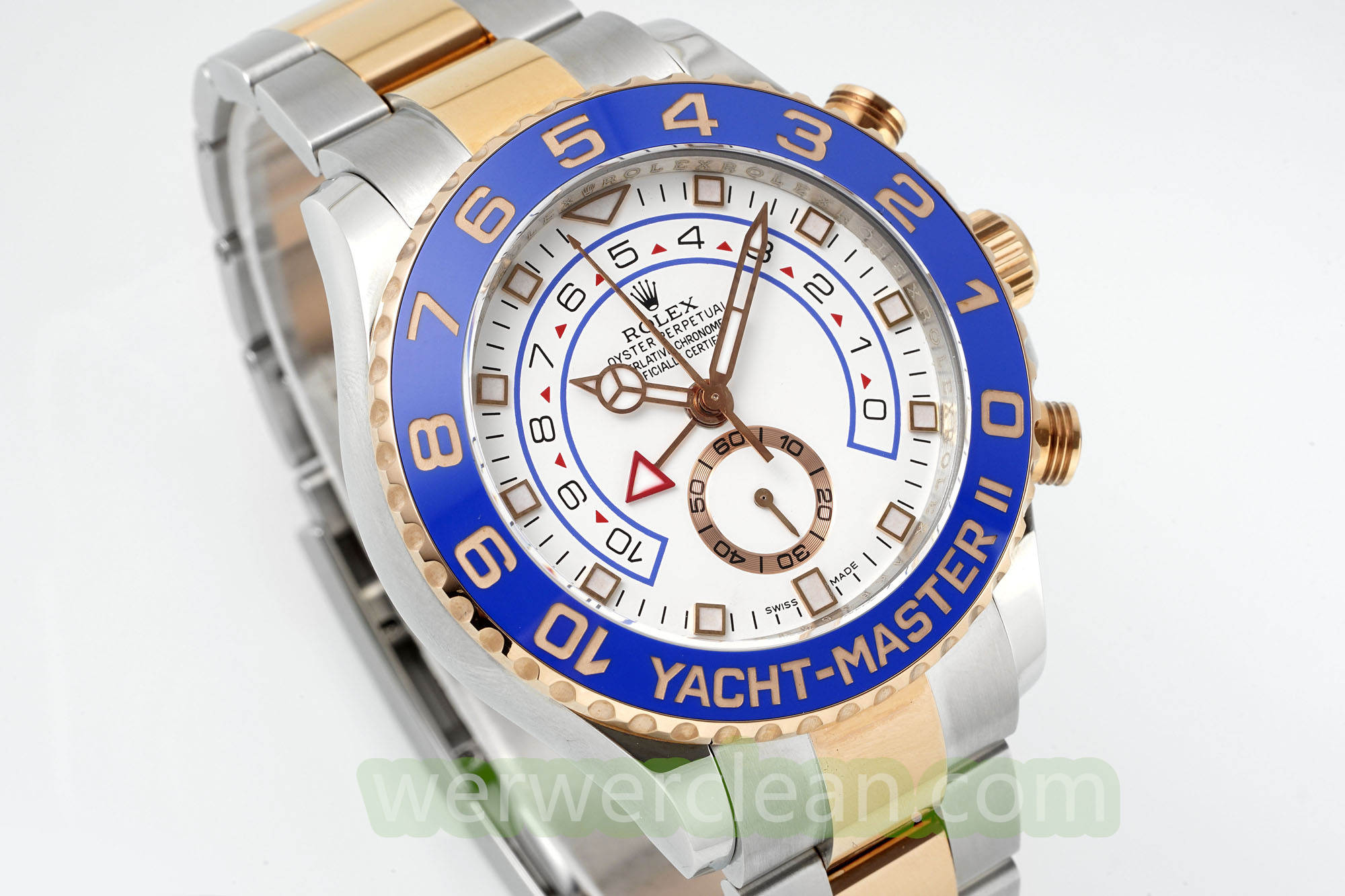 KF Factory Rolex Yacht-Master II 116681 Mercedes Hands Two-Tone Everose Gold & Steel 44mm Regatta Chronograph Watch