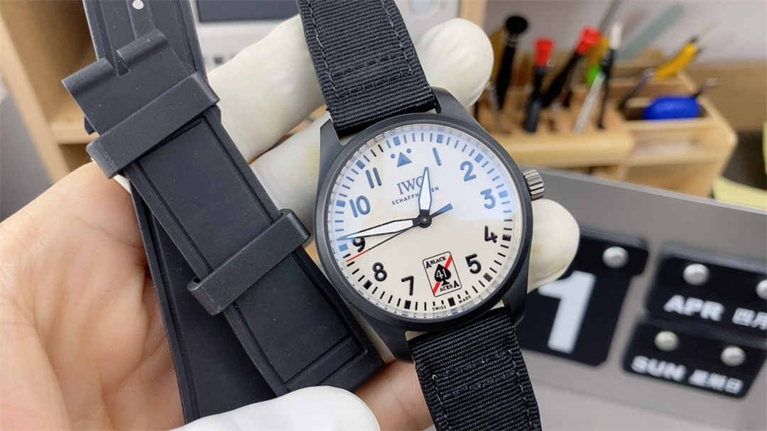 M+ Factory IWC Pilot IW326905 Replica – Ceramic Ace of Spades 41mm Automatic Watch