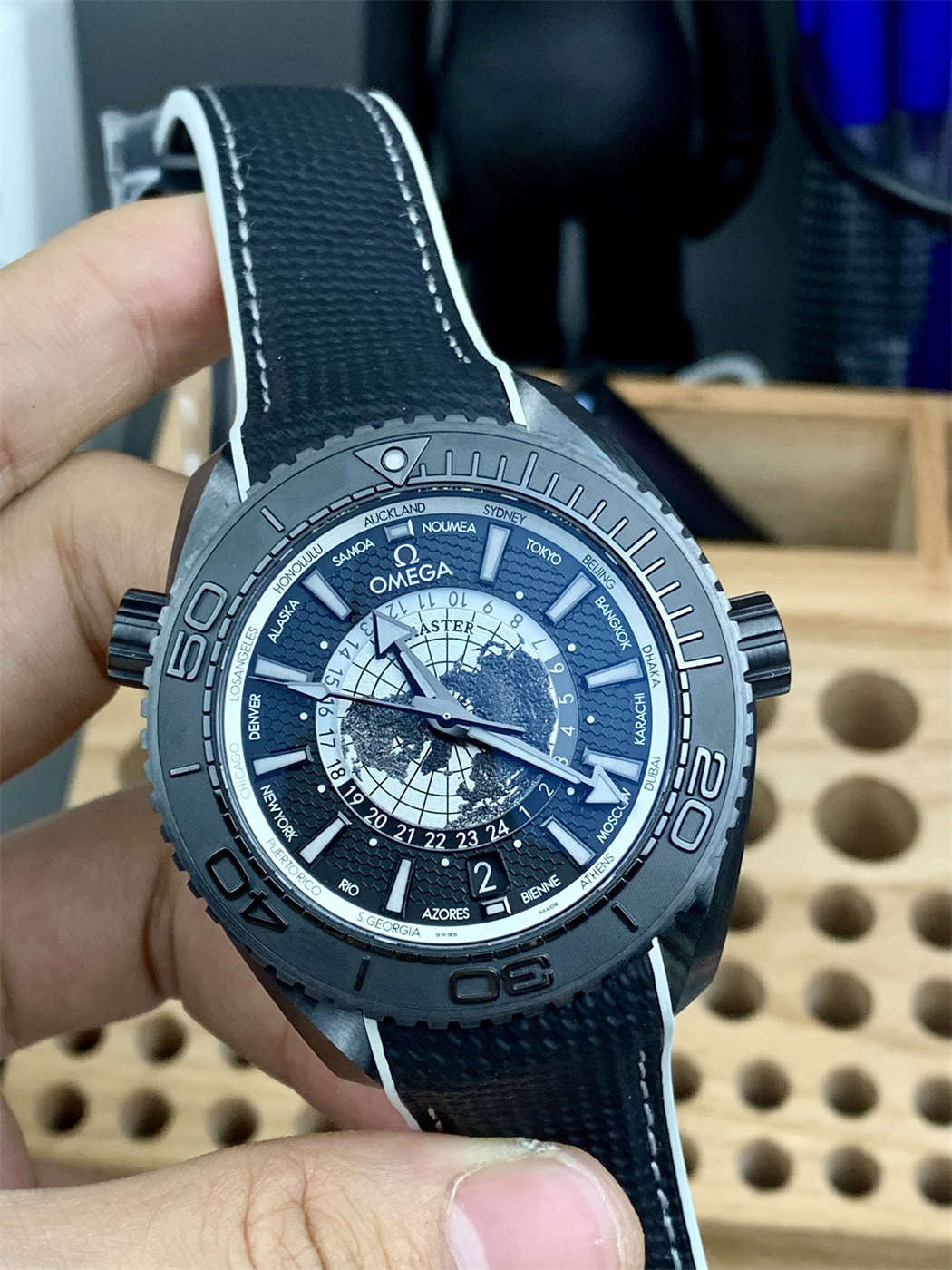 Omega Seamaster 215 Replica – Black Ceramic 45.5mm (VS Factory)