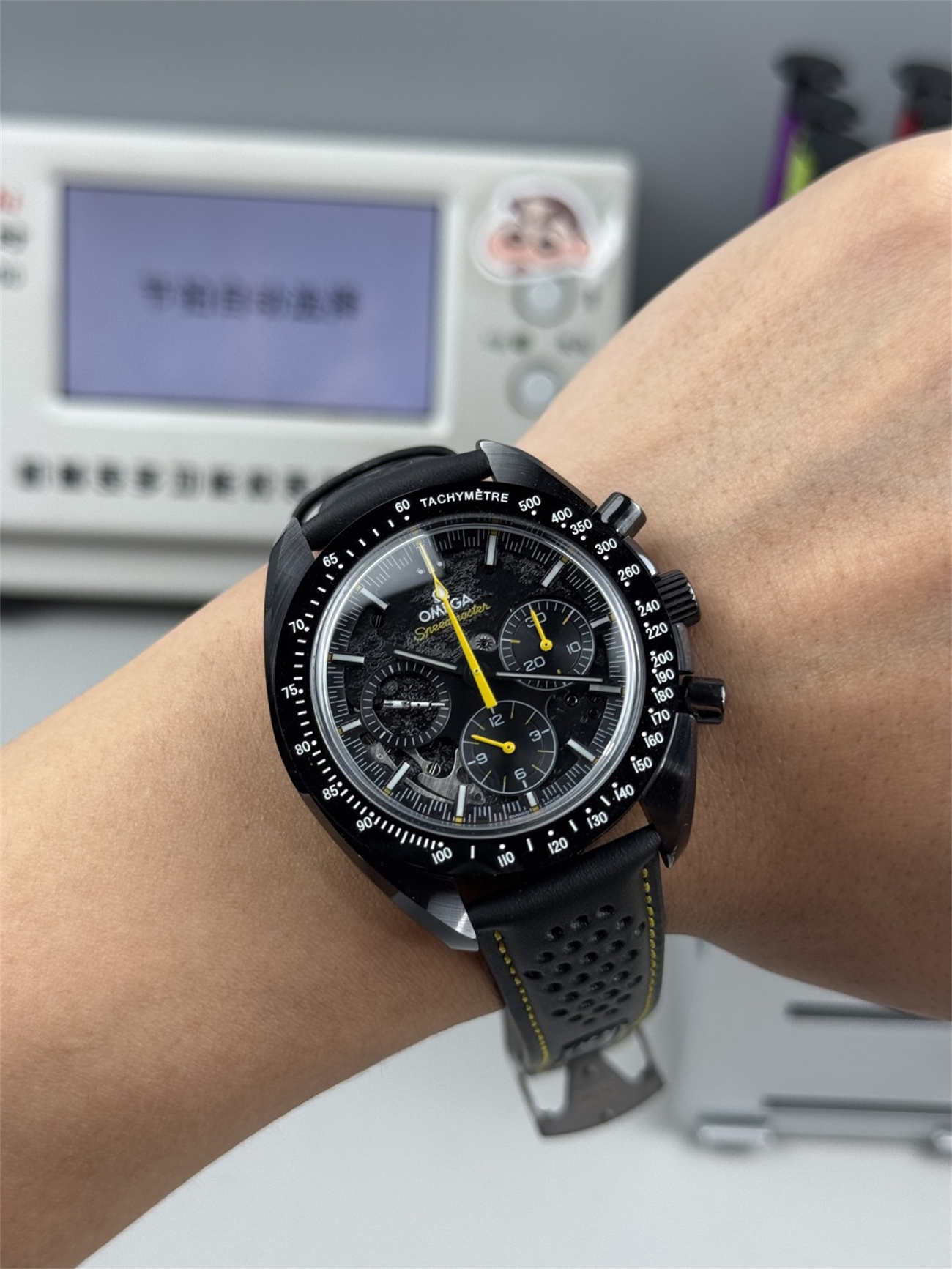 BLS Factory Omega Speedmaster Apollo 8 Replica – Dark Side of the Moon V2 (Real Ceramic)