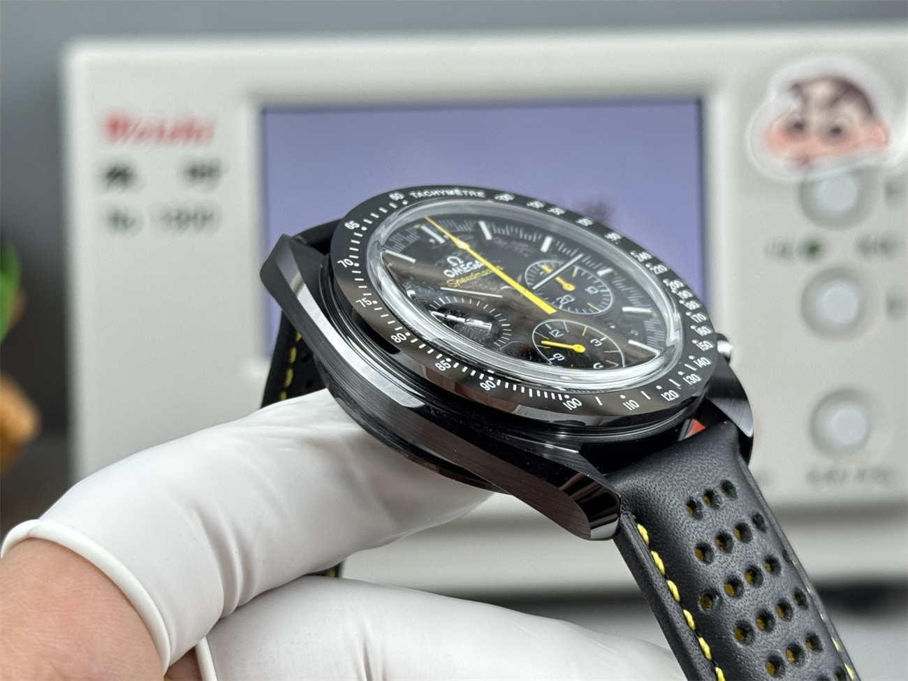 BLS Factory Omega Speedmaster Apollo 8 Replica – Dark Side of the Moon V2 (Real Ceramic)