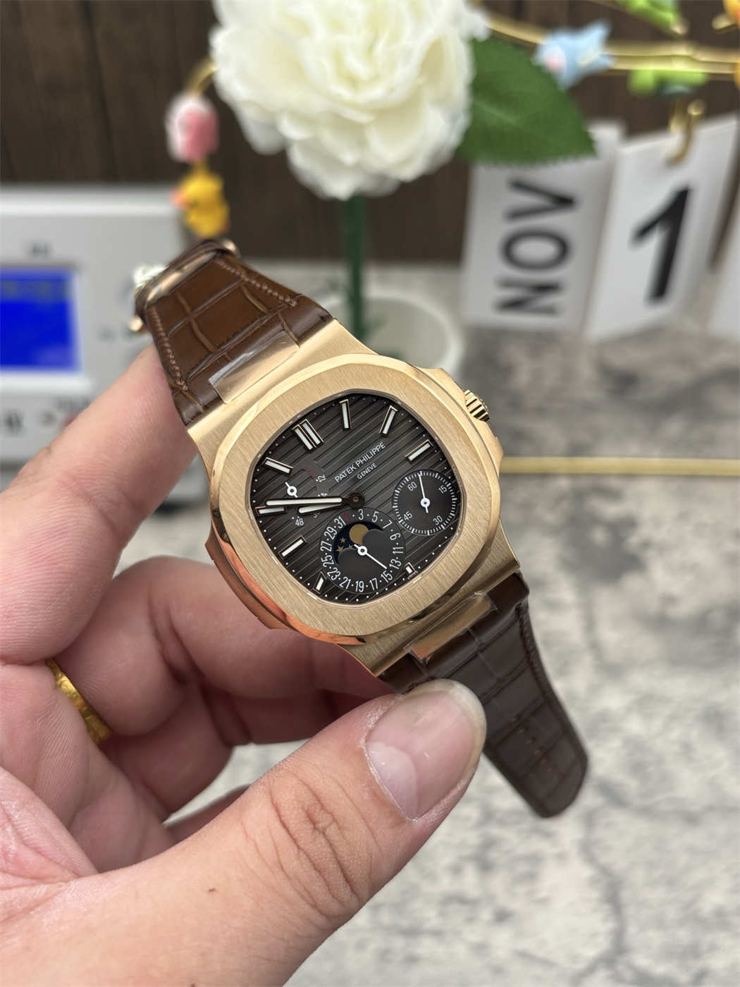 Patek 5712 Replica Review – PPF V3 Nautilus 5712GR-001 with Fully Functional Calibre