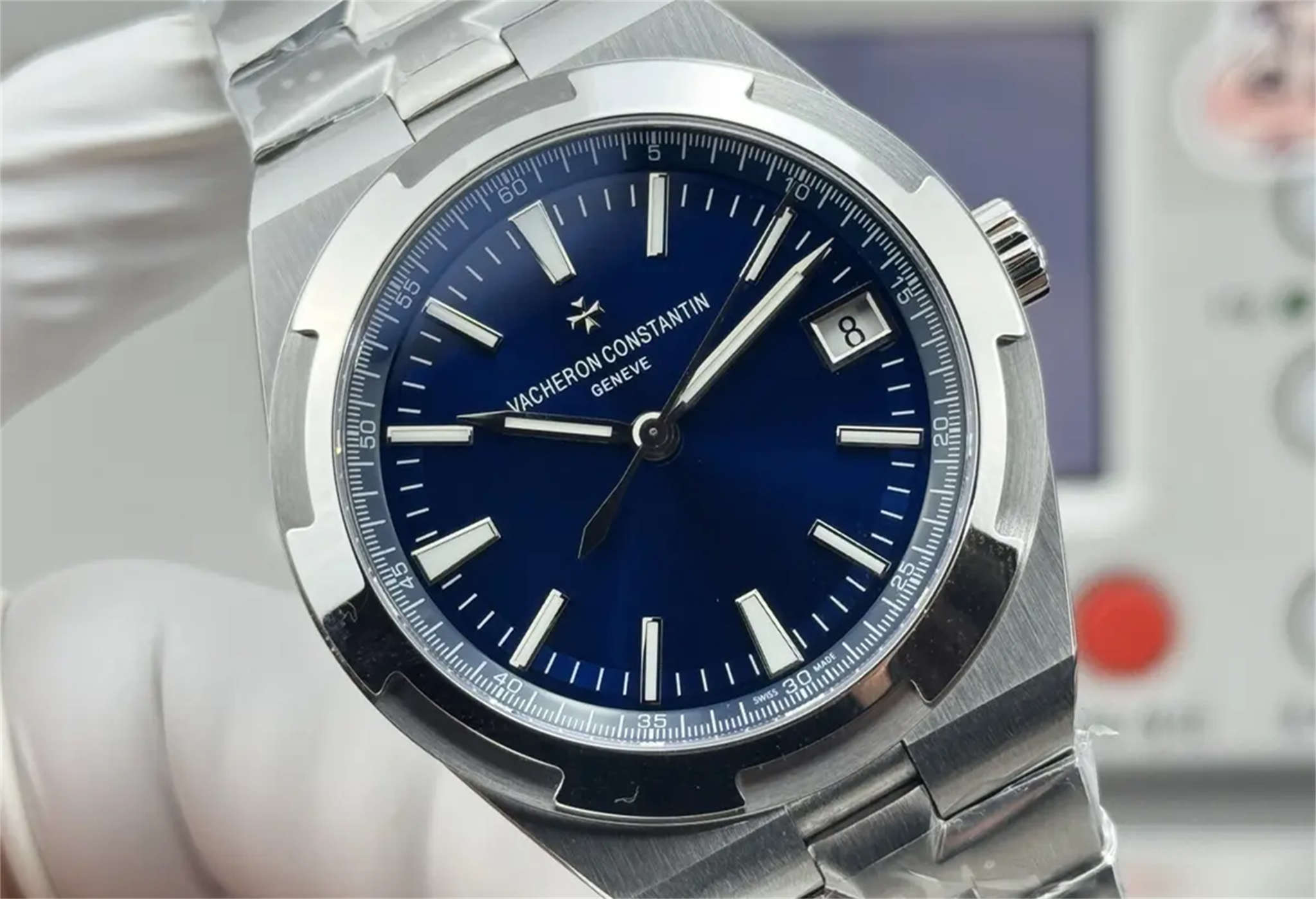 PPF 4500V Vacheron Constantin Overseas | Blue Dial Super Clone
