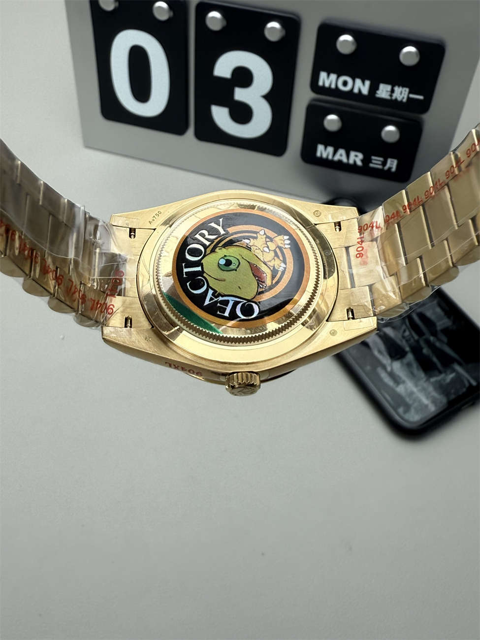 QF Day-Date 36mm Replica – Full-Weight 2836 Movement with Diamond Dial