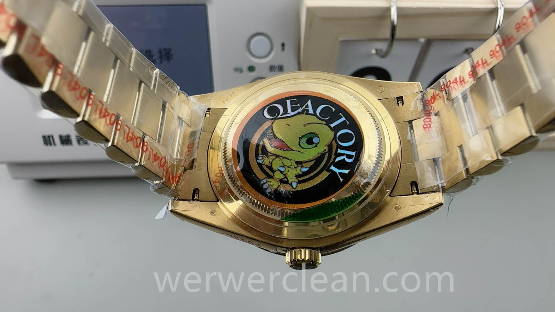 QF Factory Rolex Day-Date 40 m228238-0061 Casino Green Dial 187g Heavy Weighted Edition 18K Gold Plated 40mm Automatic Watch