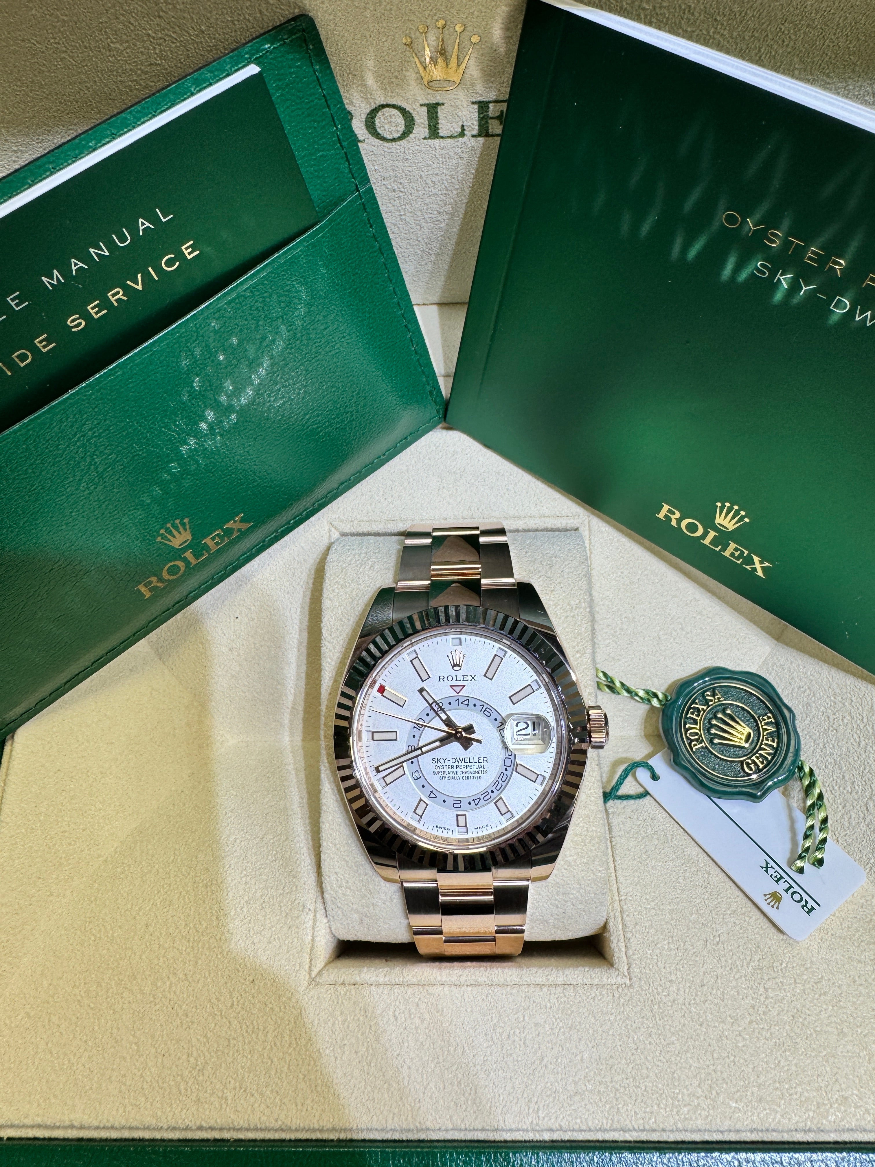 Replica Rolex Sky Dweller Watch 326935 w