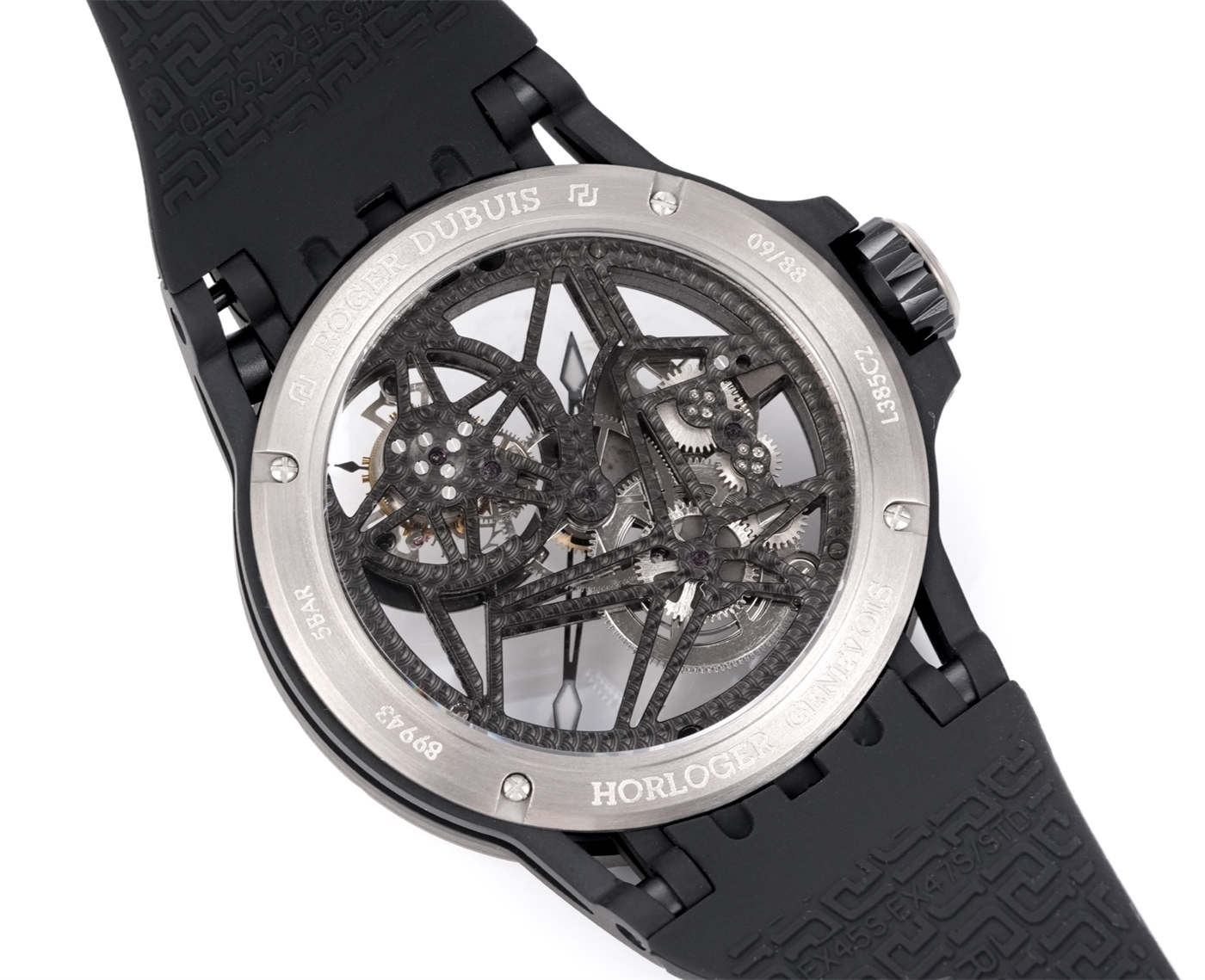 Roger Dubuis Tourbillon Replica – Excalibur Spider Titanium (NEW Factory V4)