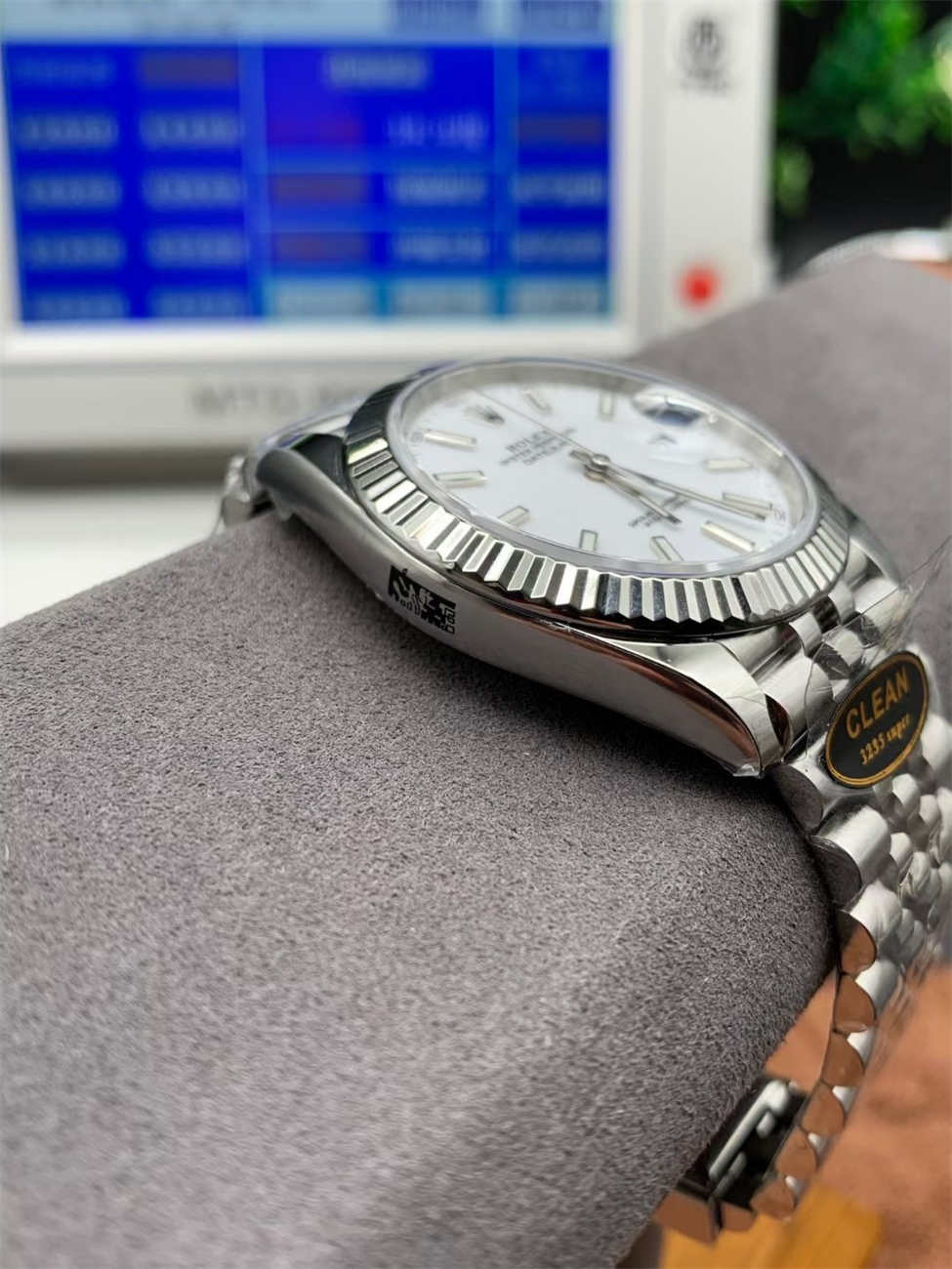Rolex Datejust 41 White Dial – Clean Factory Jubilee Replica Watch