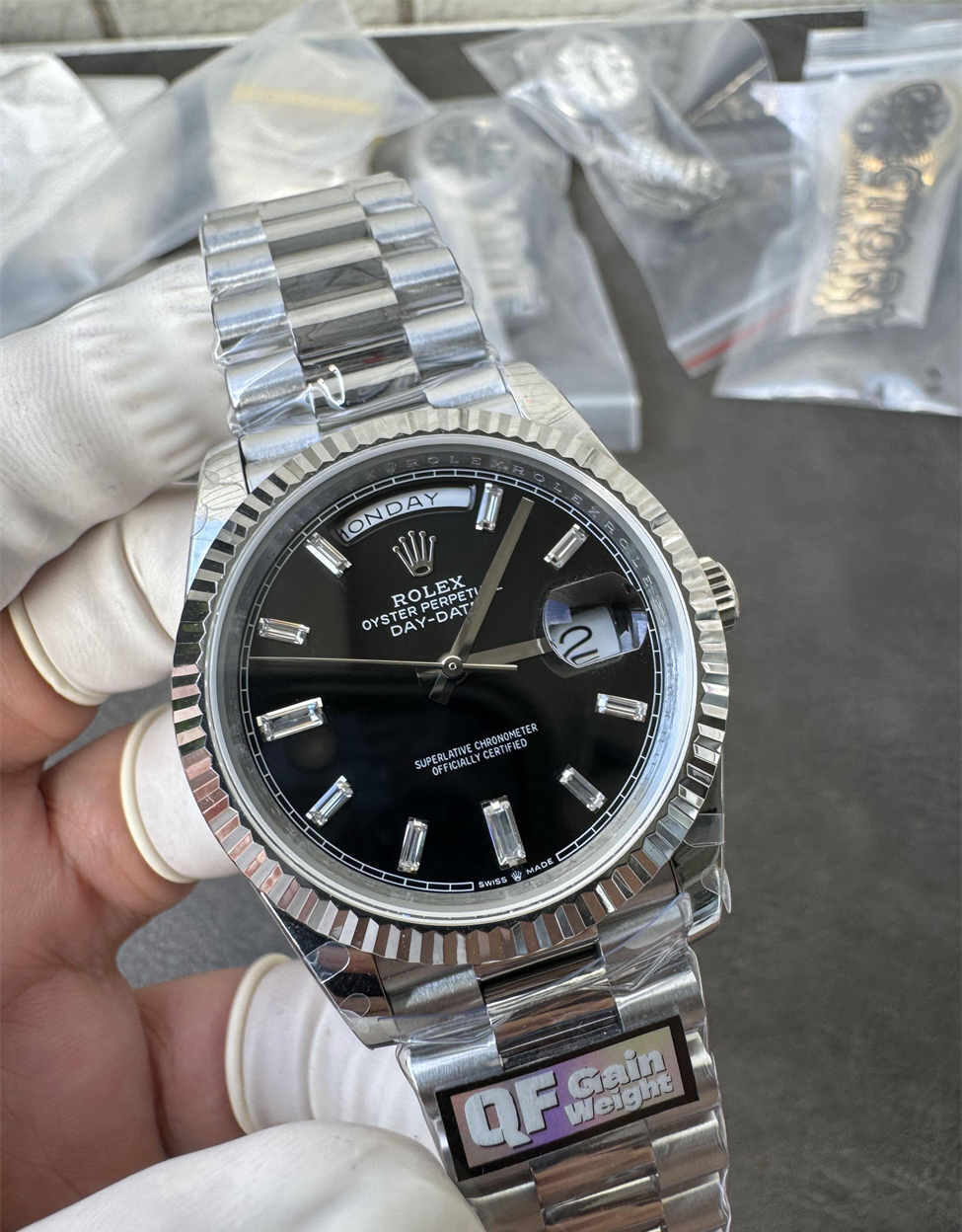 Rolex Day-Date Tungsten Replica (QF Factory) – Heavy Version 187g