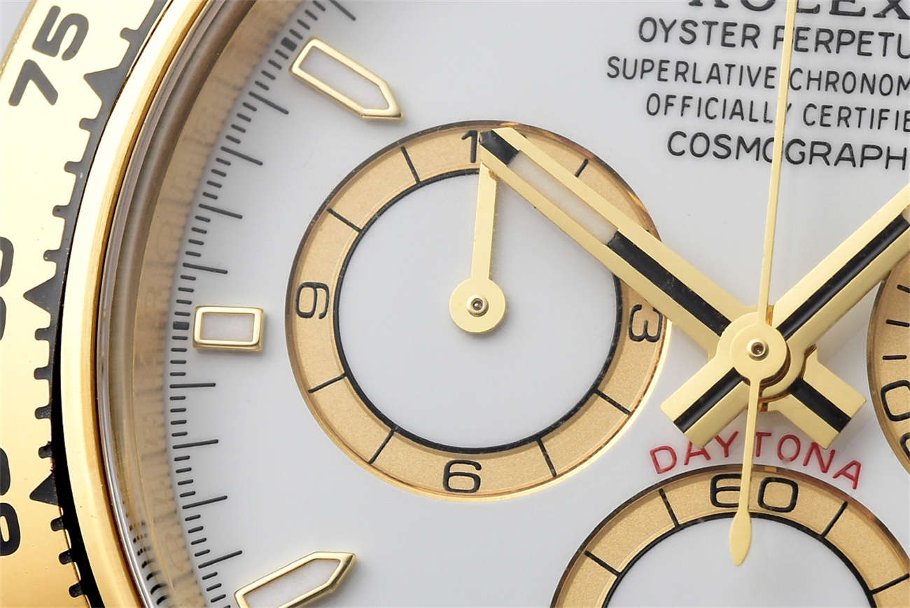 Clean Factory Rolex Daytona 126508 Replica – Yellow Gold White Dial (4131)