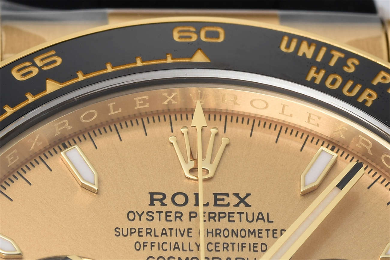 Rolex Daytona 126518LN Replica – 18K Yellow Gold Oysterflex Chronograph