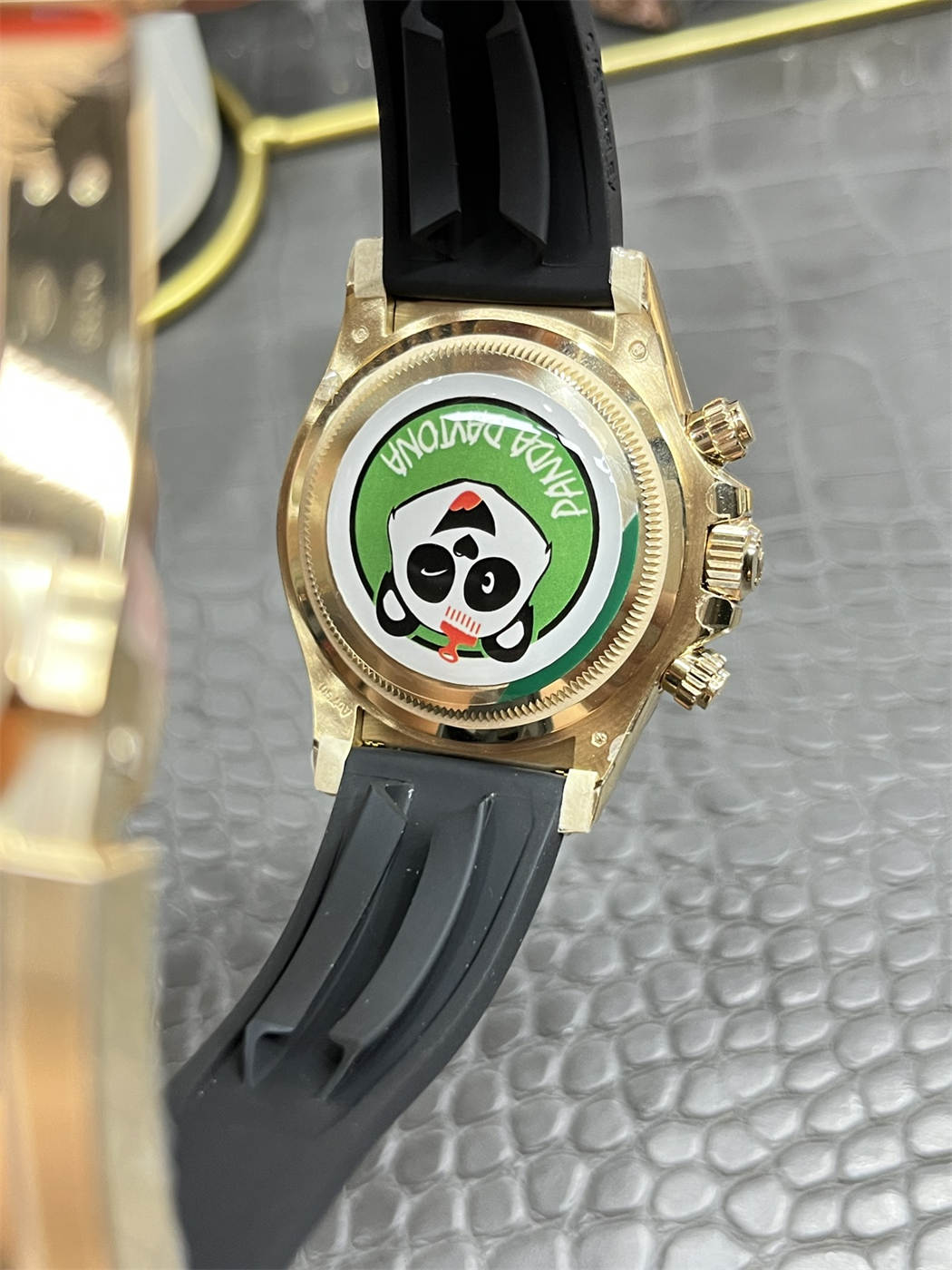 Rolex Daytona 126518LN Replica – Yellow Gold Oysterflex Chronograph