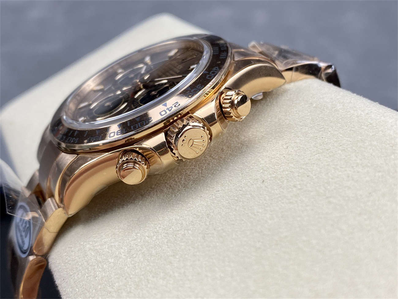Rolex Daytona Chocolate Dial – Everose Gold 4130 Replica