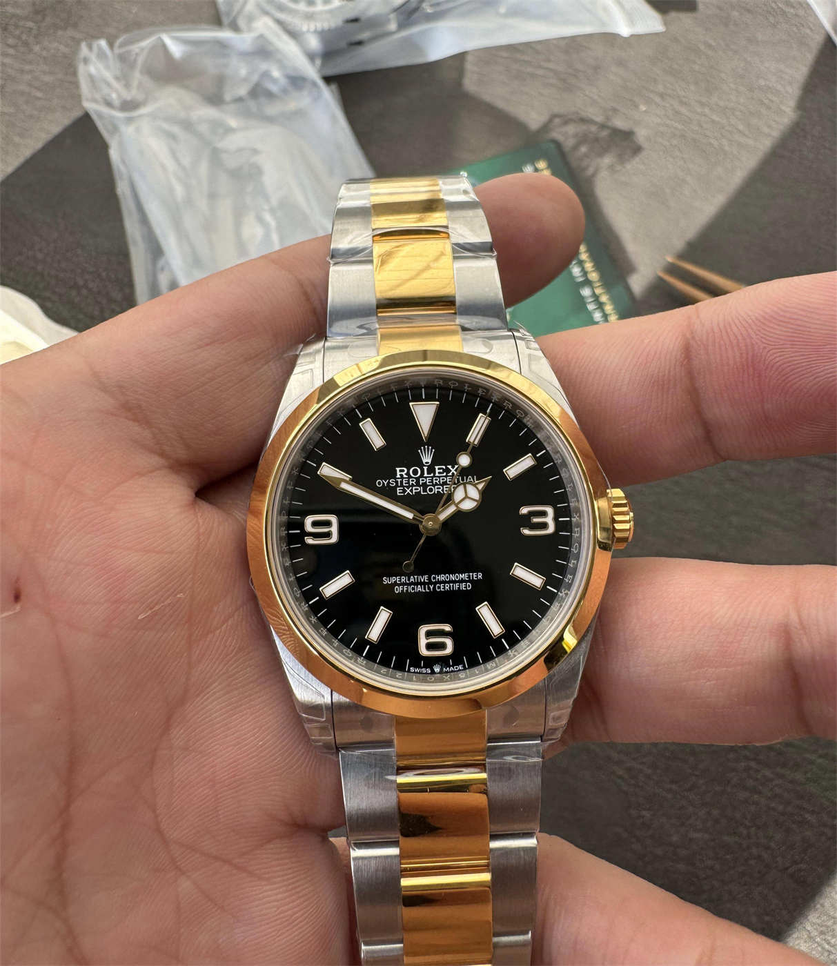 Rolex Explorer 36mm Two Tone Replica – VS Factory M124273-0001 with Dandong 3230 Movement