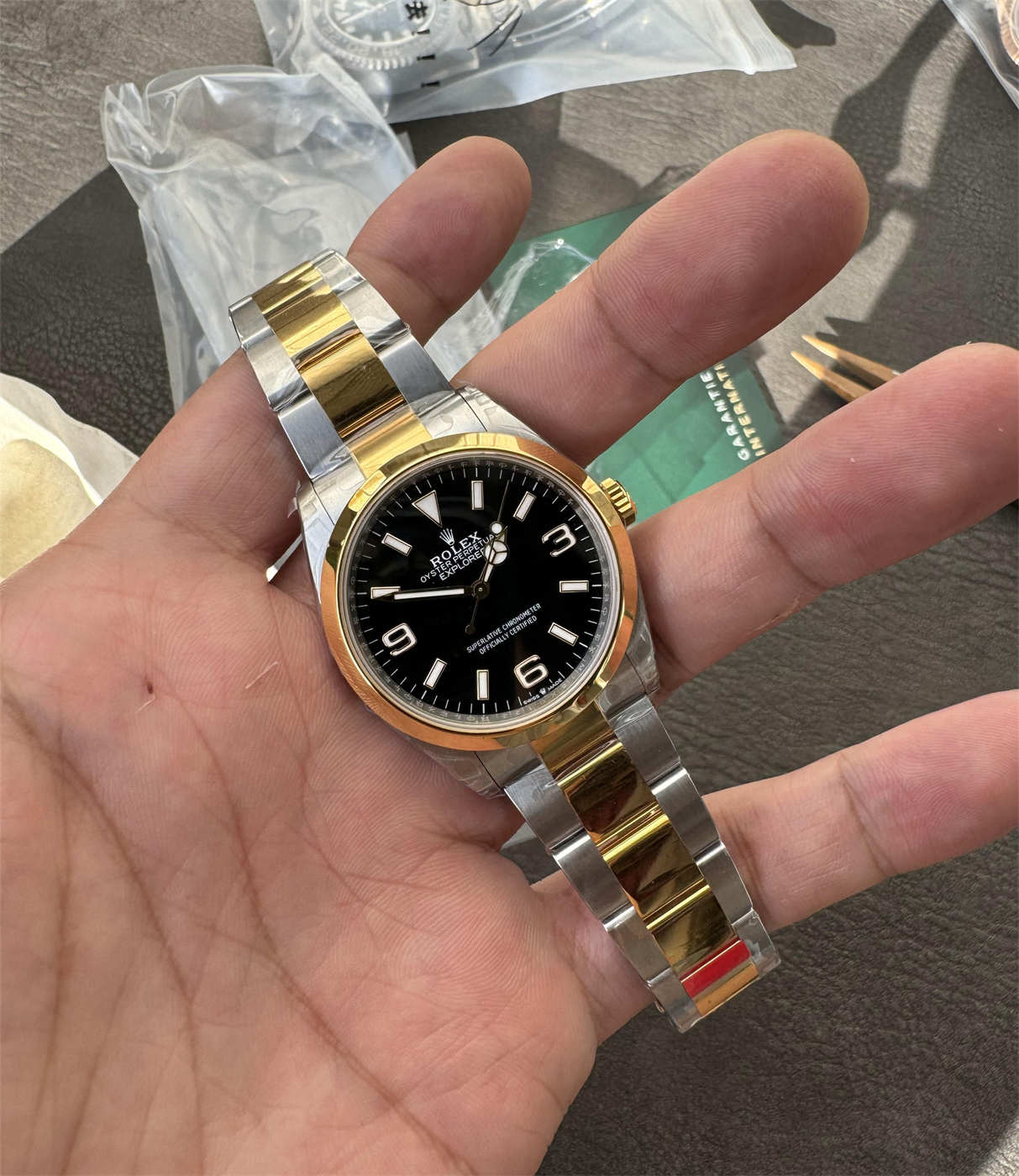 Rolex Explorer 36mm Two Tone Replica – VS Factory M124273-0001 with Dandong 3230 Movement