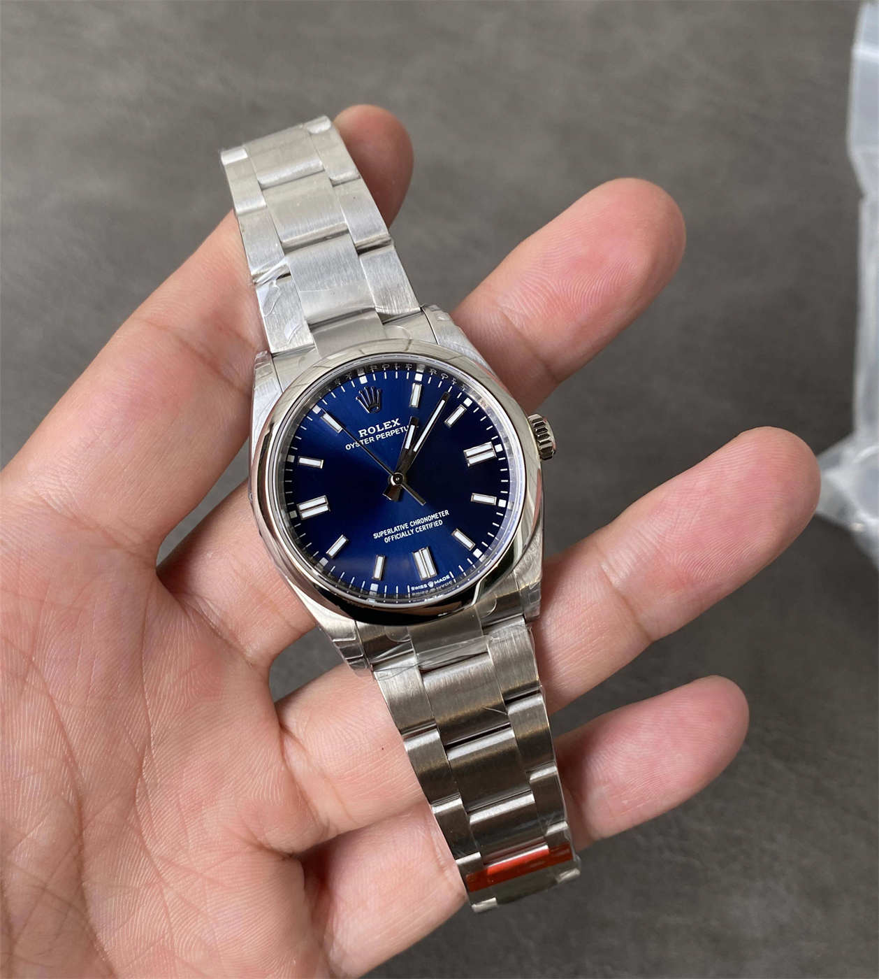 Rolex Oyster Perpetual 36 Blue Dial Replica – VS Factory 126000-0015 with Dandong 3230 Movement