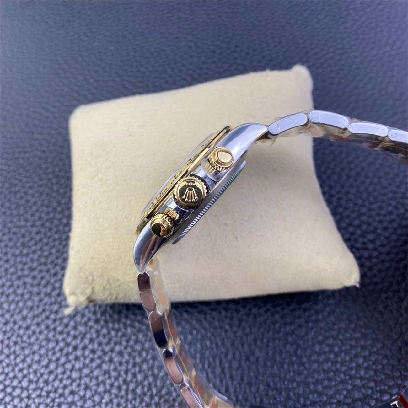 Clean Factory Two Tone Daytona Replica – 116503 Black Dial (Dandong 4130)