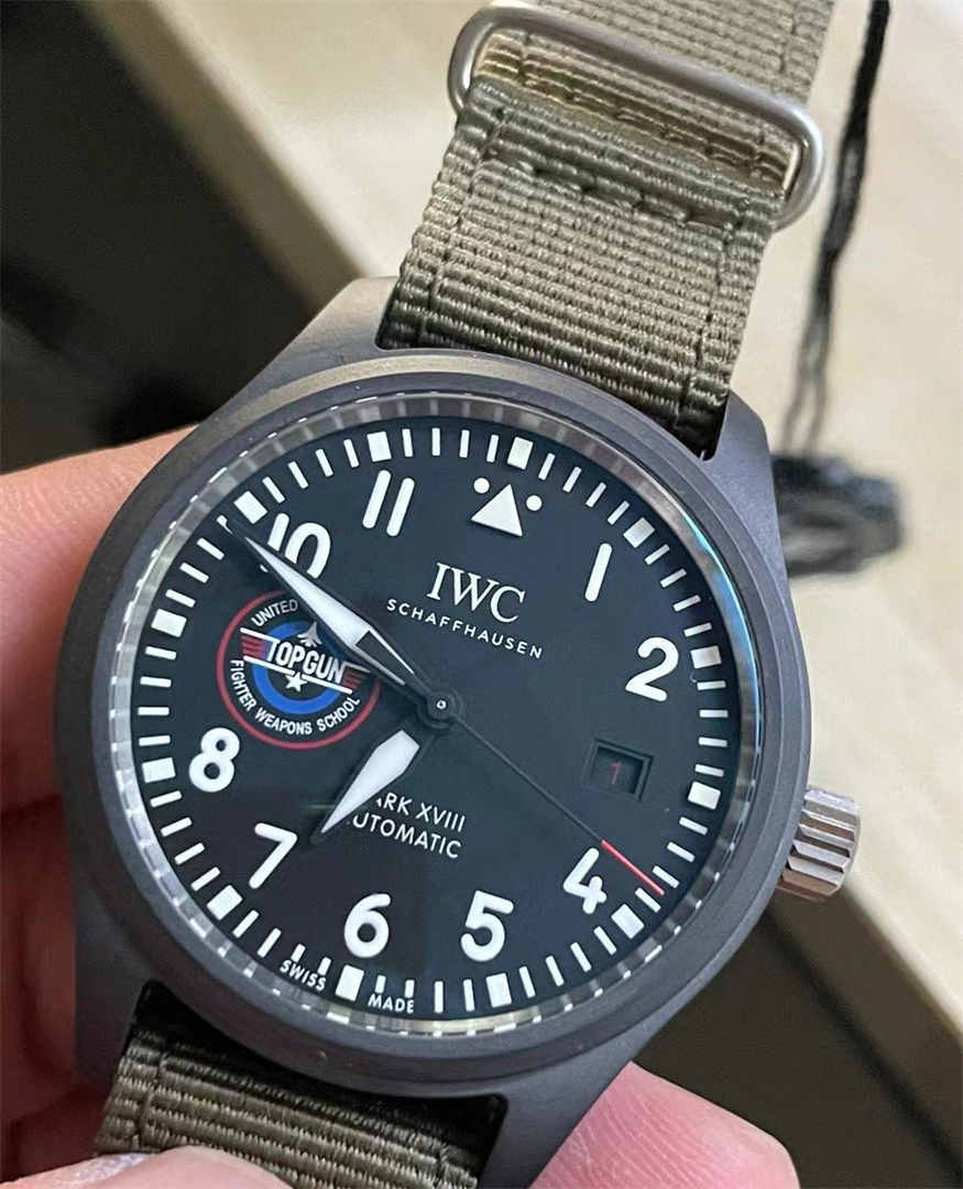 V7 Factory IWC IW324712 Replica – Ceramic Pilot Mark XVIII SFTI-Style 41 mm Auto Watch
