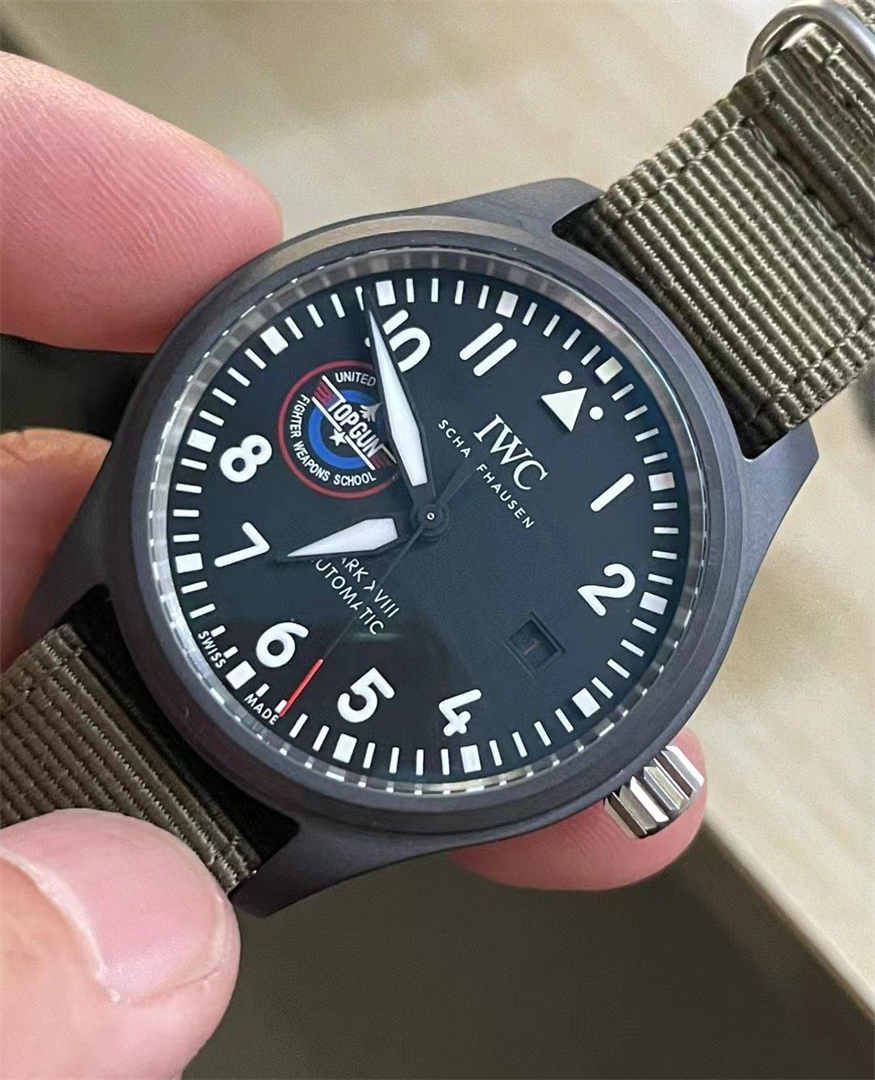 V7 Factory IWC IW324712 Replica – Ceramic Pilot Mark XVIII SFTI-Style 41 mm Auto Watch