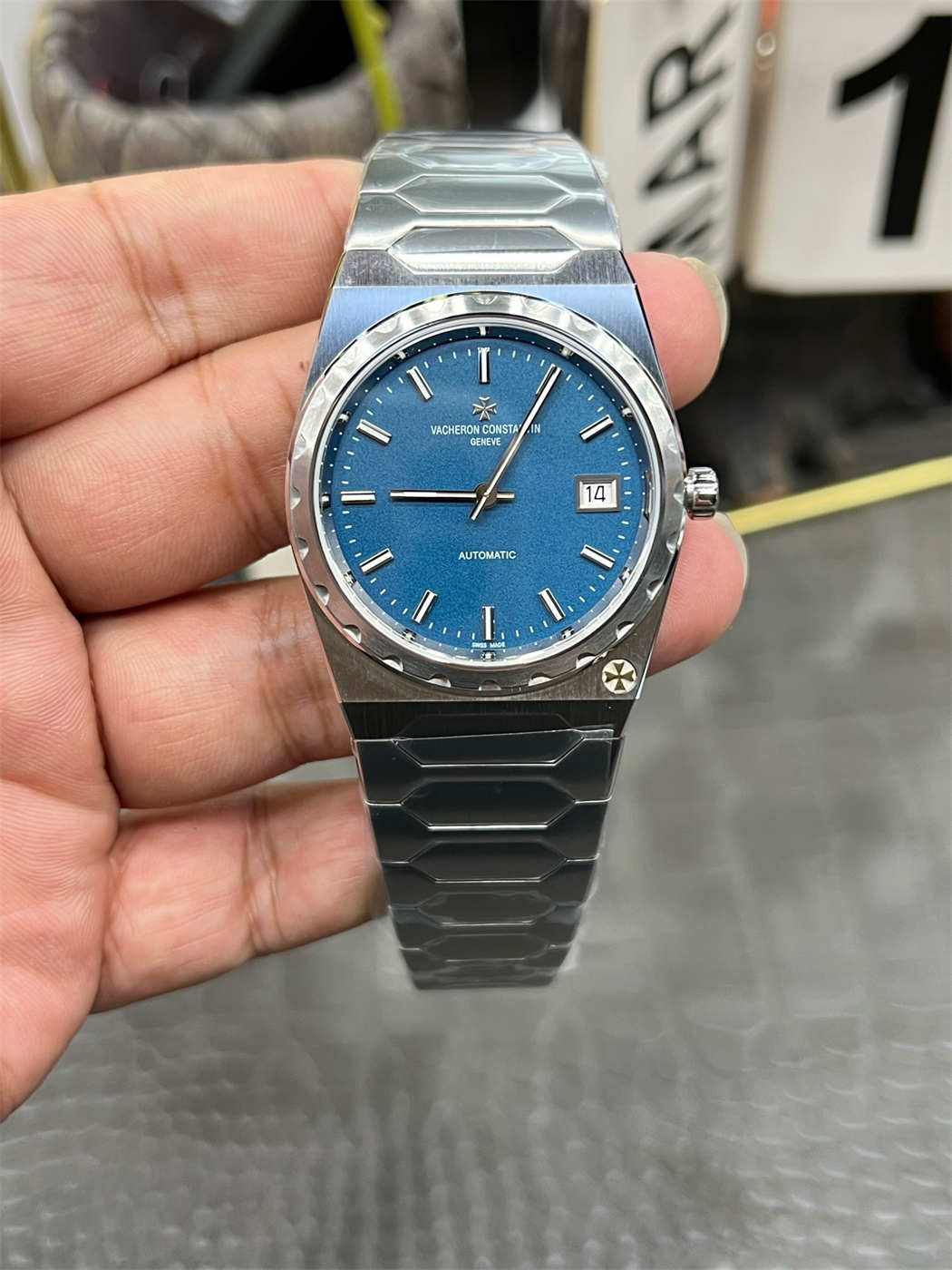 VC 222 Blue Dial Replica (Stainless Steel) – V9 Factory
