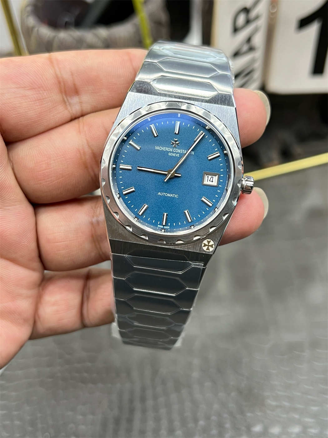 VC 222 Blue Dial Replica (Stainless Steel) – V9 Factory