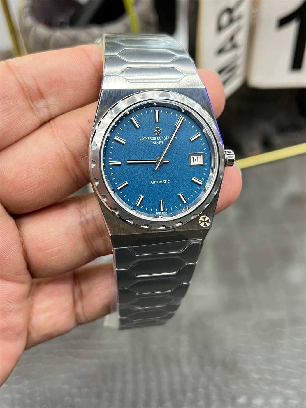 VC 222 Blue Dial Replica (Stainless Steel) – V9 Factory