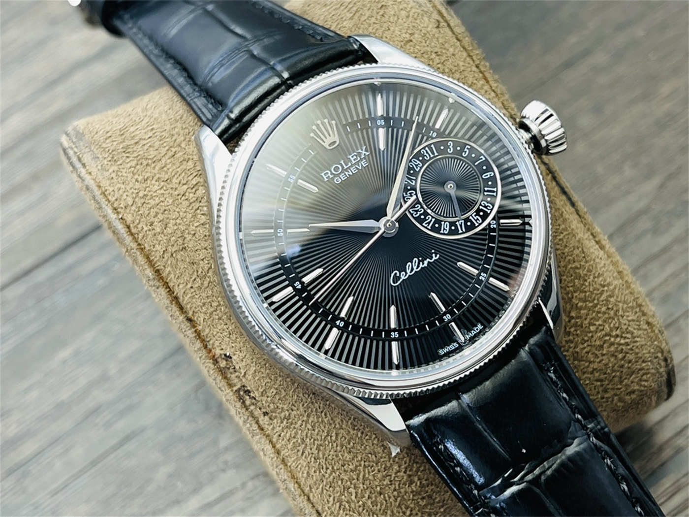 VR Factory Rolex Cellini Date Replica – M50519-0007 Black Dial 39mm