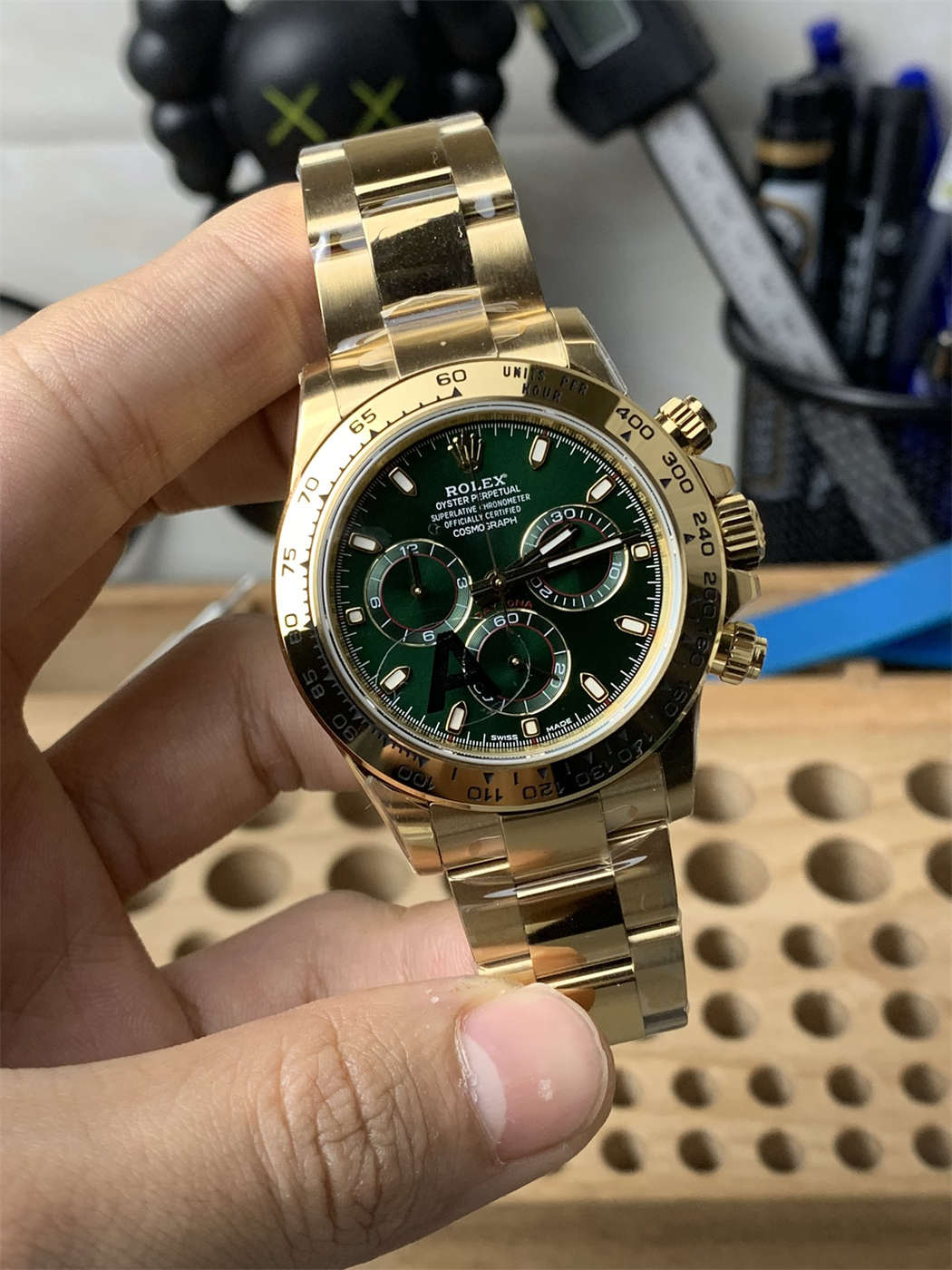 VS Factory Green Gold Daytona Heavy Weight Replica – 4130 Clone Movement, Best Weighted Version