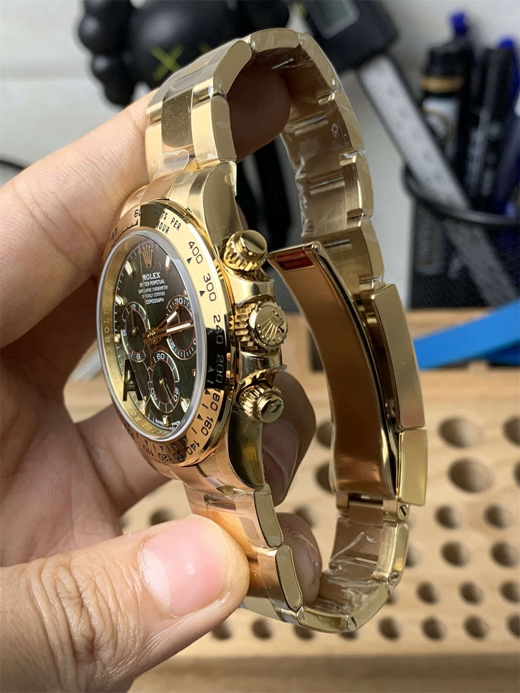 VS Factory Green Gold Daytona Heavy Weight Replica – 4130 Clone Movement, Best Weighted Version