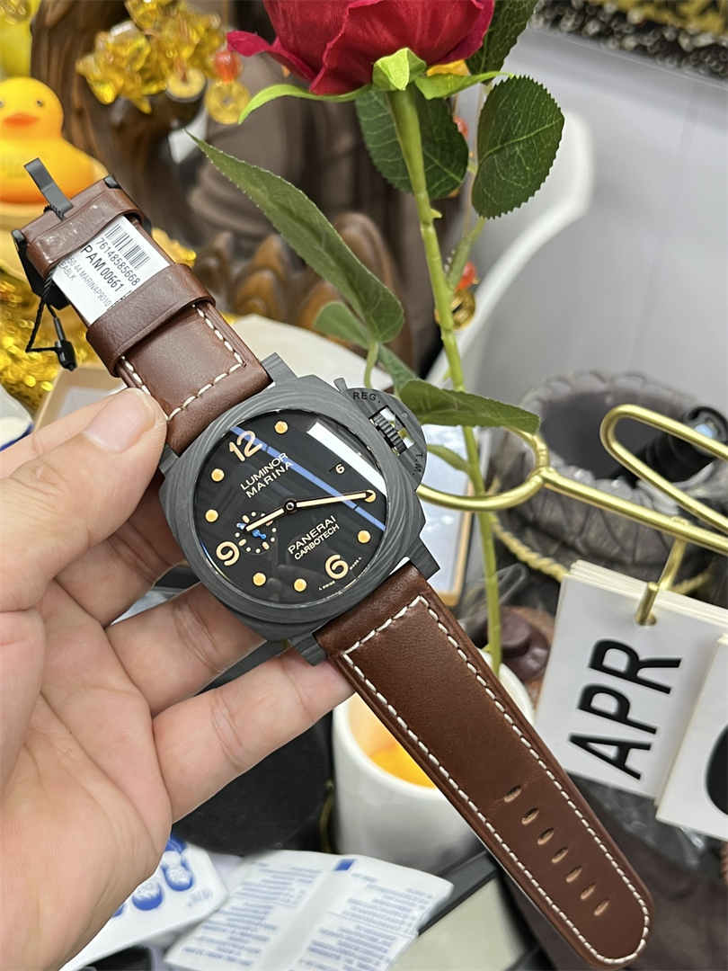 VS Factory PAM00661 – 44mm Luminor 1950 Carbotech-Style Automatic Watch Replica