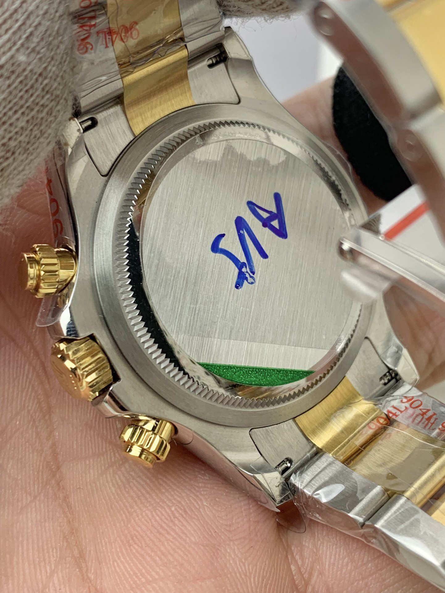 VS Factory Rolex Cosmograph Daytona 126503-0002 Two-Tone Yellow Gold & Steel Black Diamond Dial 40mm Automatic Chronograph (DD4131 Movement)