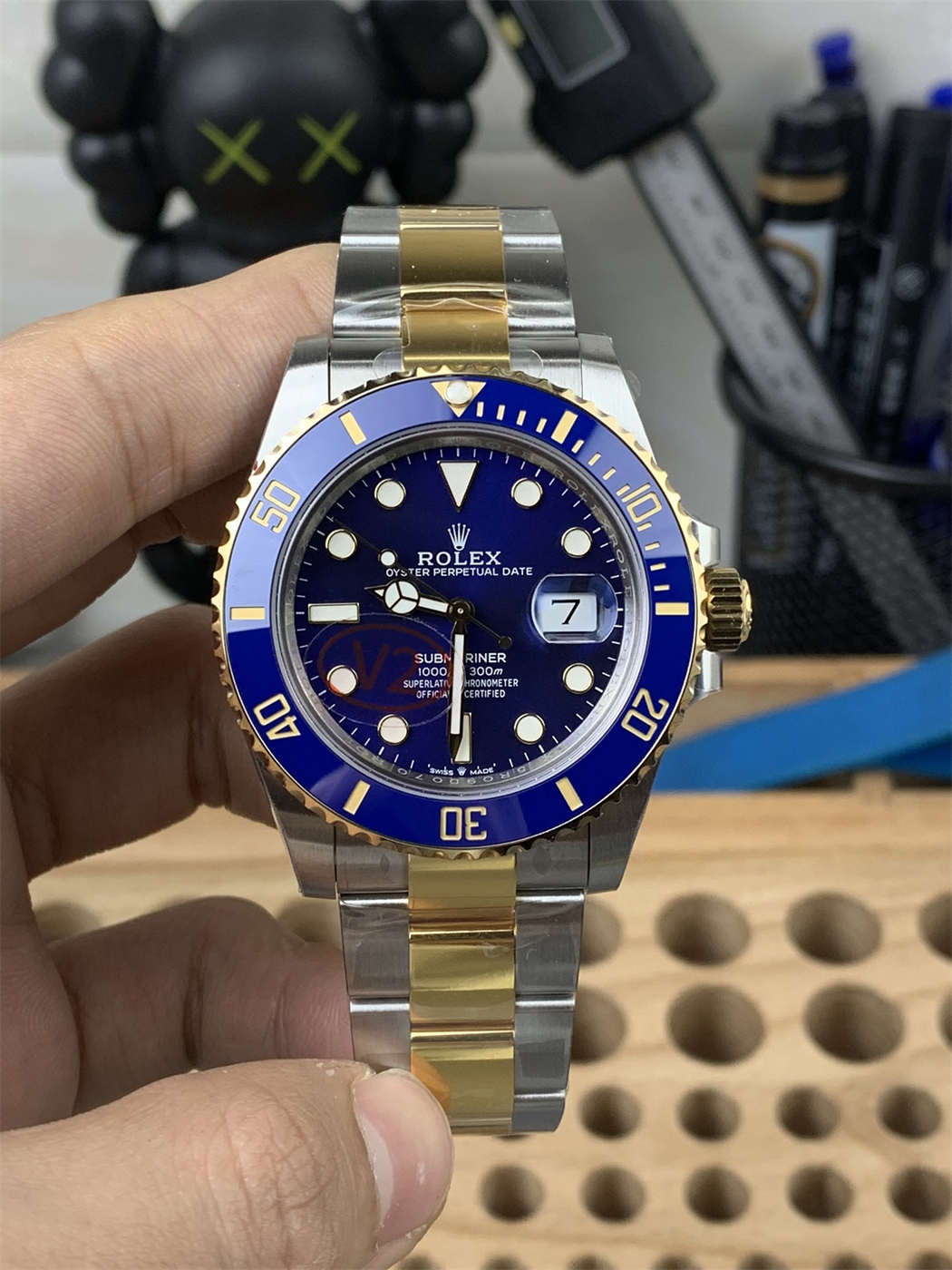 VS Factory Rolex Submariner 41mm Blue Two-Tone Replica – V2 with Dandong 3235 Movement