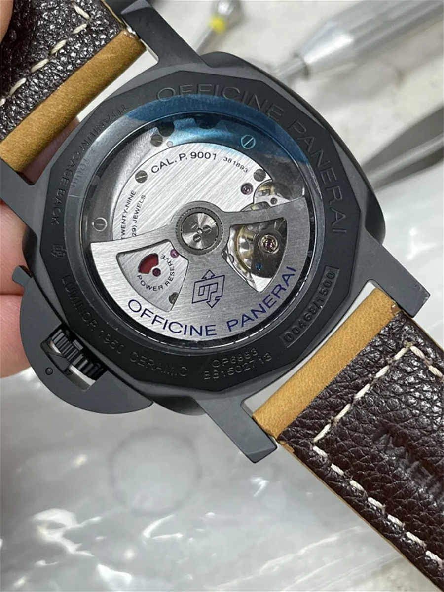 VSF PAM441 – 44mm Ceramic Luminor Submersible Replica with P.9001 Movement